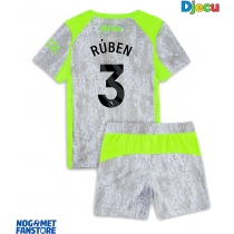 Manchester City Ruben Dias #3 Rezervni Dres za djecu 2025-26 Kratak Rukav (+ Kratke hlače)